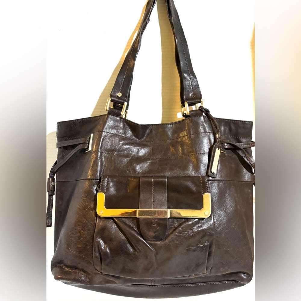 Banana republic  Elegant Brown distressed Leather Tote Bag